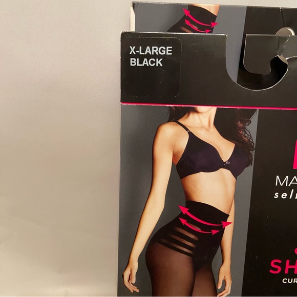 Maidenform Self Expressions Sexy Shaping Curve Enhancer Tummy Flattener Hosiery. - Picture 5 of 5